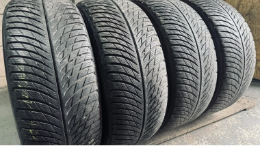 Качественные шины бу:  Michelin Pilot Alpin 5.//.., шины б у R 18 фото