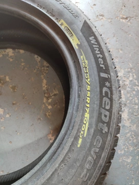 Зимние б/у шины Hankook Winter I cept evo 2 .     /… 235 /55 R 17 — фото 5