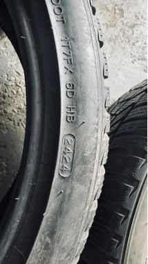 Зимові шини б/у Hankook Winter I Cept Evo 3 225 /40 R 19 — фото 2