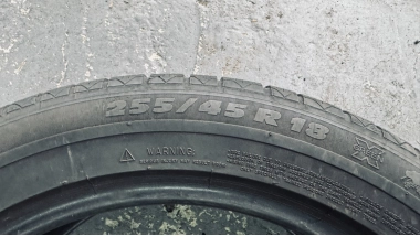 Зимние шины б/у Michelin Pilot Alpin PA3 255 /45 R 18 — фото 2