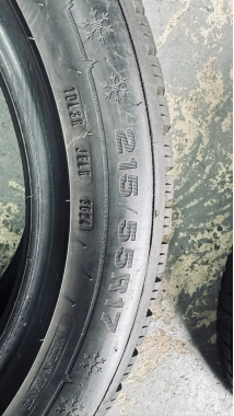 Зимние шины б/у Dunlop Winter Sport 5 215 /55 R 17 — фото 4