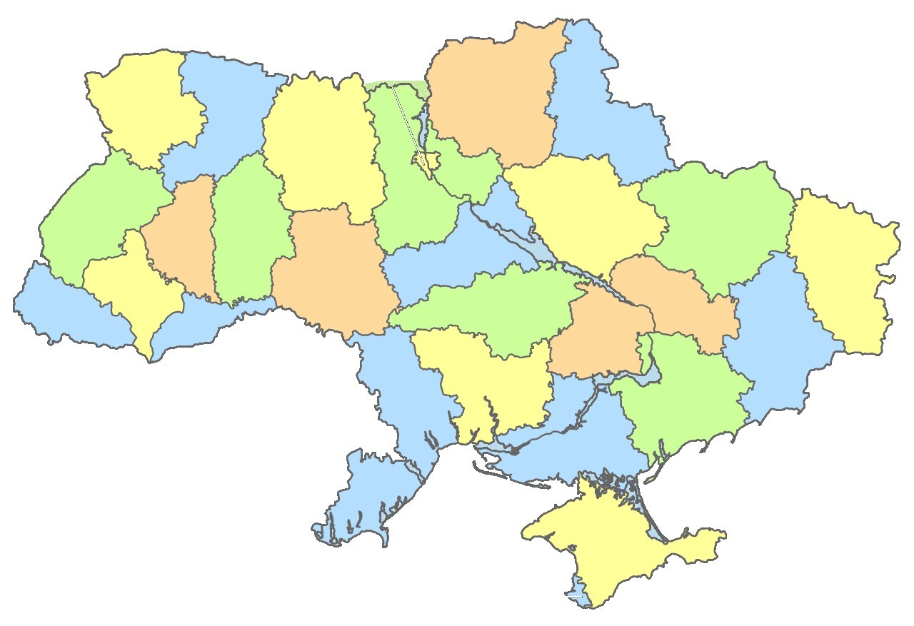Области Украины